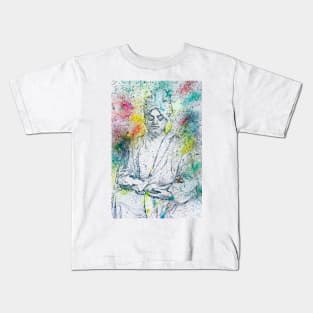 SWAMI VIVEKANANDA - watercolor portrait .2 Kids T-Shirt